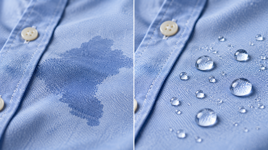 Overhemd waterafstotend impregneren met coating
