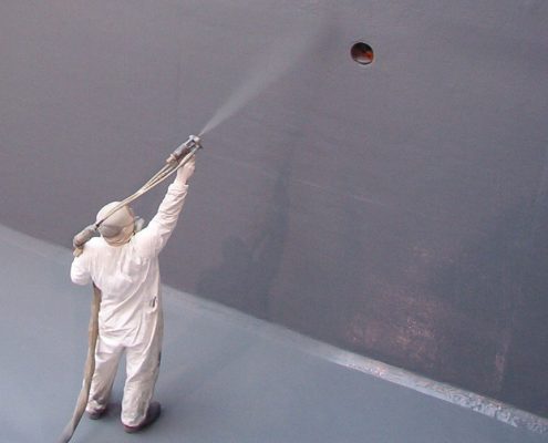 Naadloos aanbrengen van kunststof coating met spray
