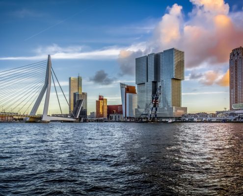 Poedercoaten Rotterdam aanzicht stad